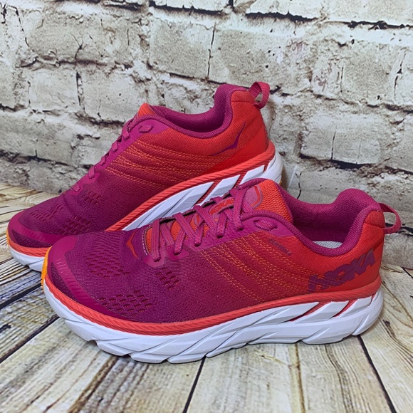 hoka clifton 6 womens pink